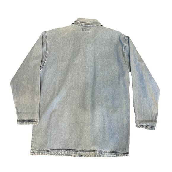 Way To Go Noah's Ark Jean Shirt Jacket Women’s M Blue Animals Embroidered - Picture 7 of 7